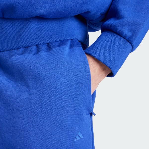 Adidas blue fleece joggers 2025