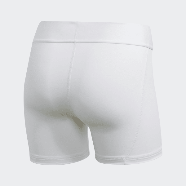 White Techfit Volleyball Shorts