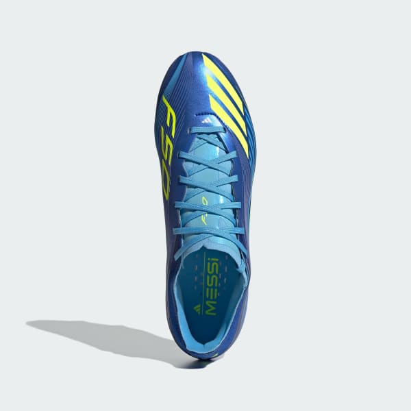 Blue F50 Messi Pro Firm Ground Cleats