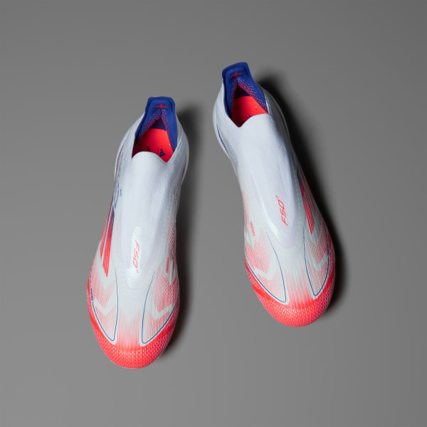 adidas F50+ Firm Ground Soccer Cleats - White | Free