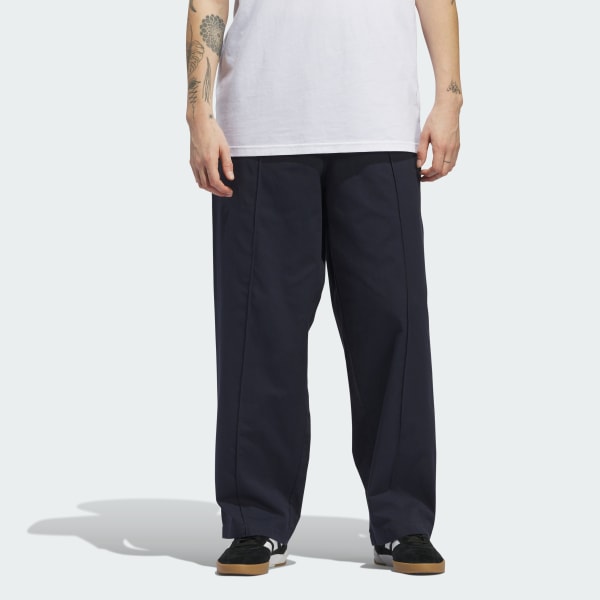 【COSYHARU】Common Daily Half Banding Pintuck Slacks adidas Pintuck Pants (Gender Neutral) - Blue | Free Shipping