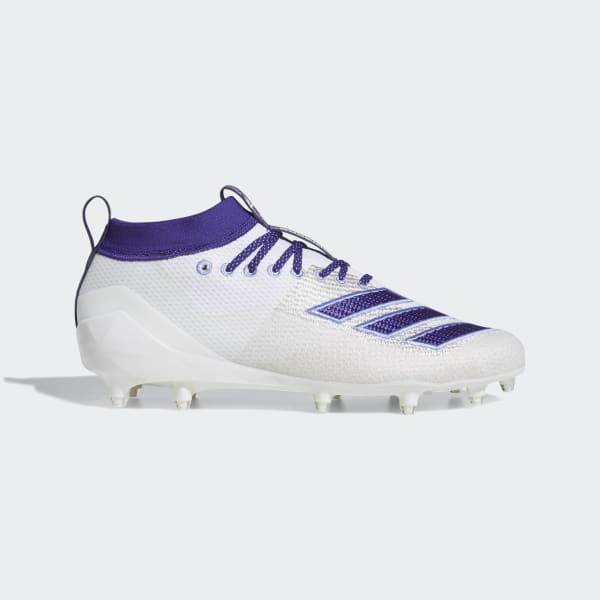 purple and white adidas