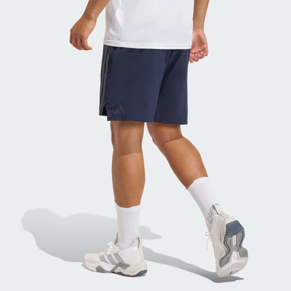 Azul Shorts 3 Tiras diseñados para entrenar