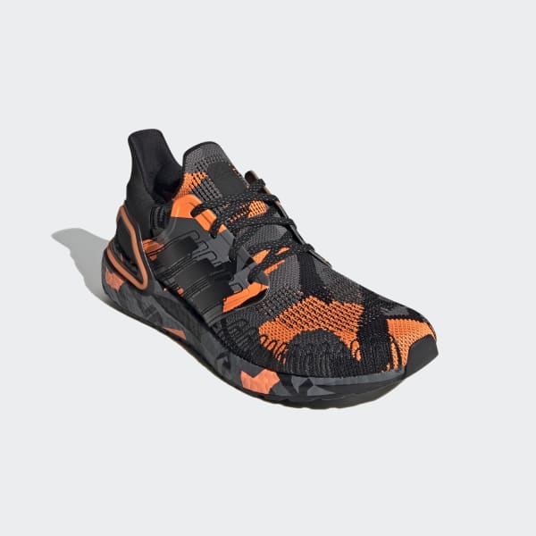 adidas ultra boost 20 core black signal orange