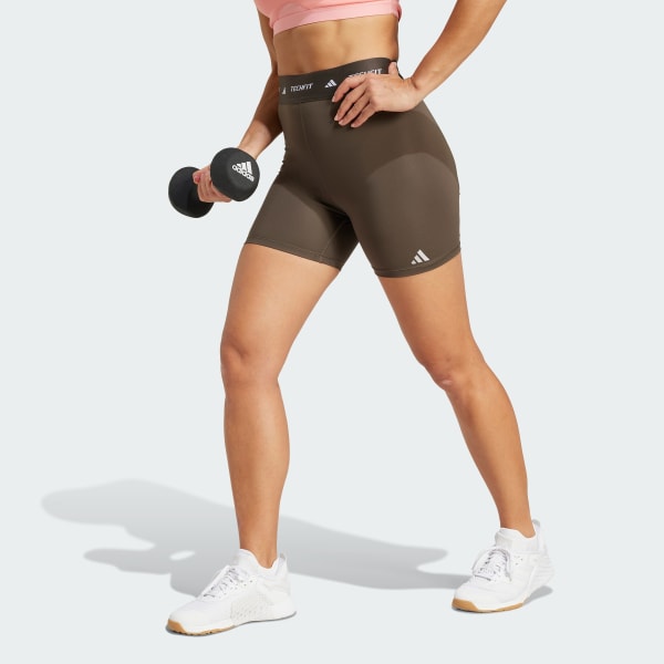 Green TECHFIT Short Leggings