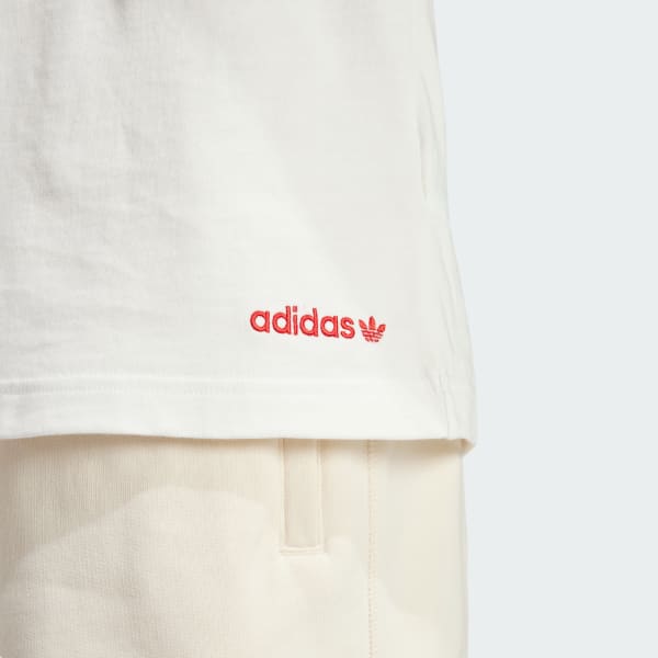Tシャツ・カットソー adidas graphic tee white red IX9633 adidas Graphic Tee - White | adidas Malaysia