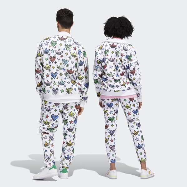 Bianco Track pants Jeremy Scott Monogram Firebird (Neutral)