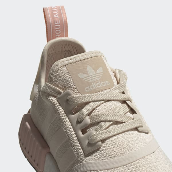 Women's NMD R1 Linen and Pink Shoes 