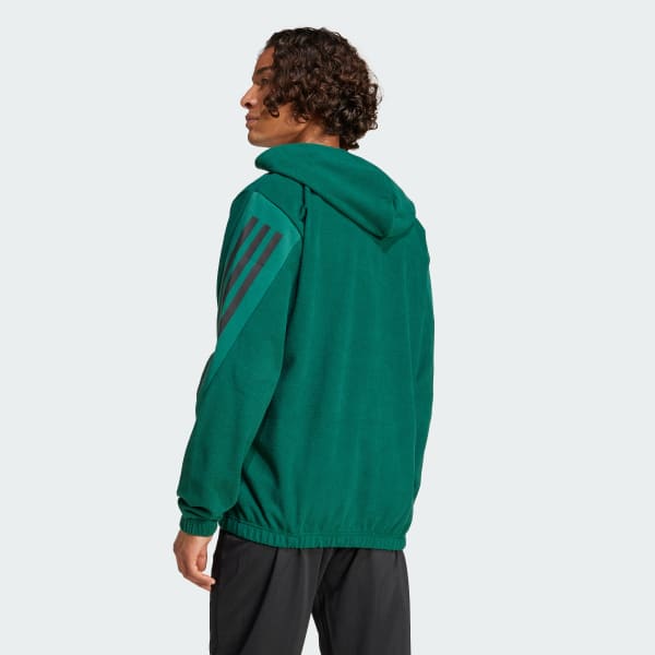 i*e様 Y-3 3-STRIPES HOODIE ZIP-UP PARKA adidas Fleece 3-Stripes Full-Zip Hoodie Jackets 'Black' IB4029