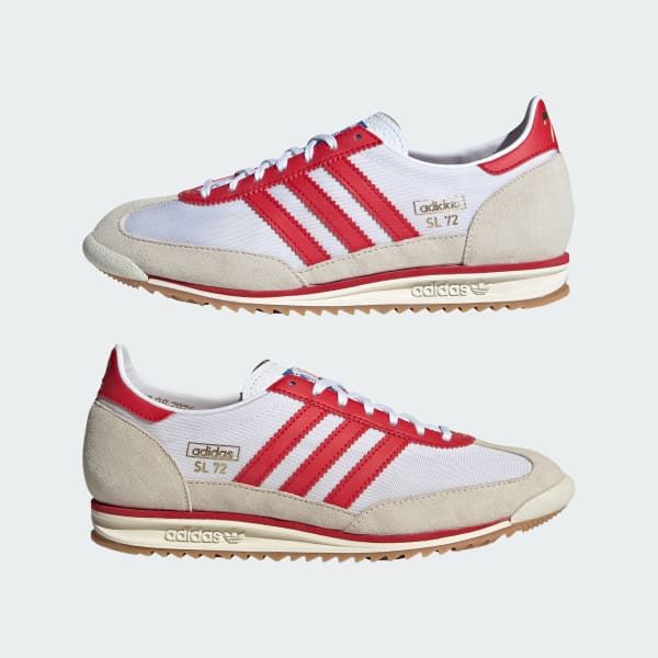 国内配送 adidas SL 72 OG W C.WHITE/O.WHITE/GUM adidas SL 72 OG Cloud White Off White Gum (Women's) - JH9887