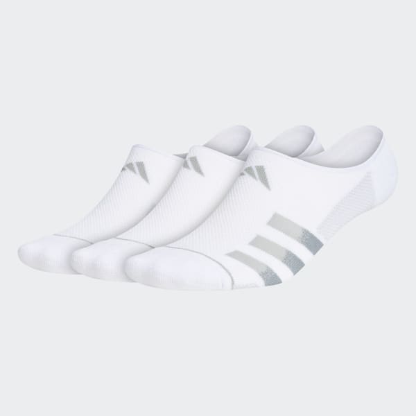 White Superlite Stripe Super-No-Show Socks 3 Pairs