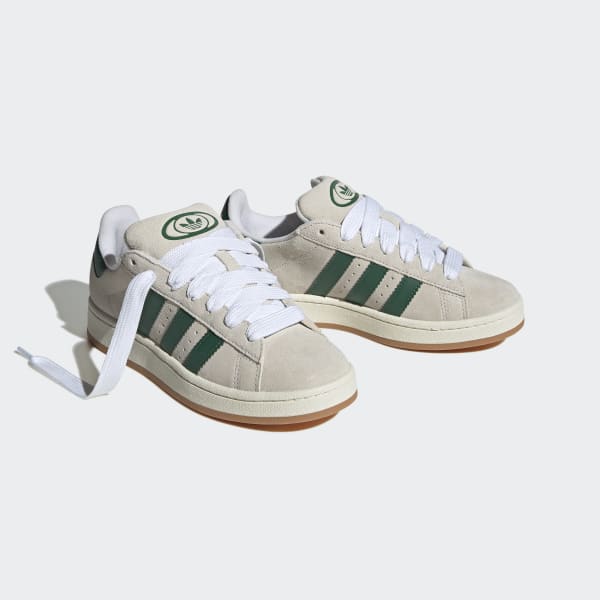 Adidas Campus 00s Crystal White Dark Green (Women's) GY0038 US | lupon ...