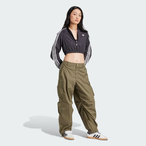 Zwart Adicolor Teamgeist Cropped Sportjack