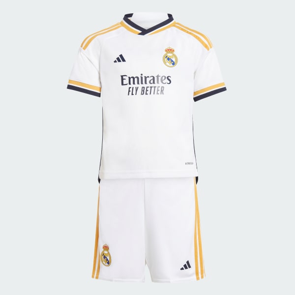 Mini kit Domicile Real Madrid 23 24 Blanc adidas adidas France