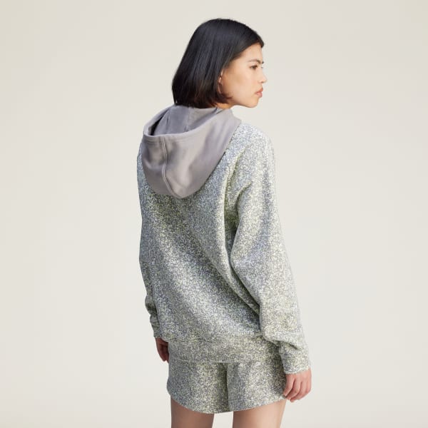 ホワイト adidas by Stella McCartney プリントフーディー