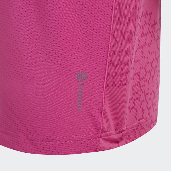 Pink AEROREADY 3-Stripes Allover Print T-Shirt
