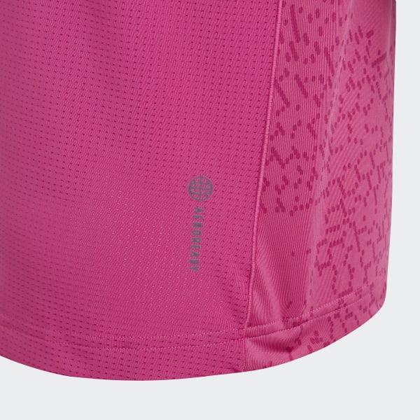 Rosa T-shirt AEROREADY 3-Stripes Allover Print