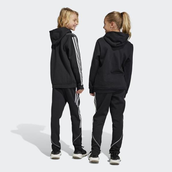 Adidas tracksuit clearance bottoms zip pockets