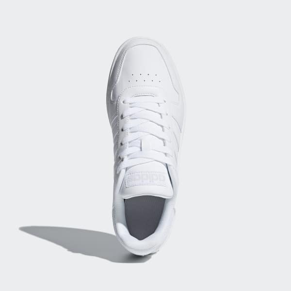 adidas men white hoops 2.0