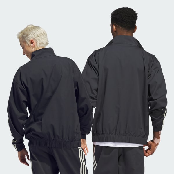 Gray adidas sale track jacket