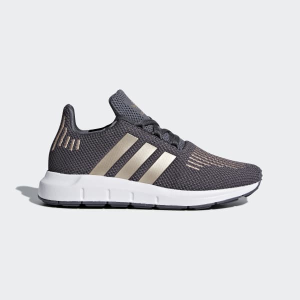 Kids Swift Run Grey and Copper Metallic 