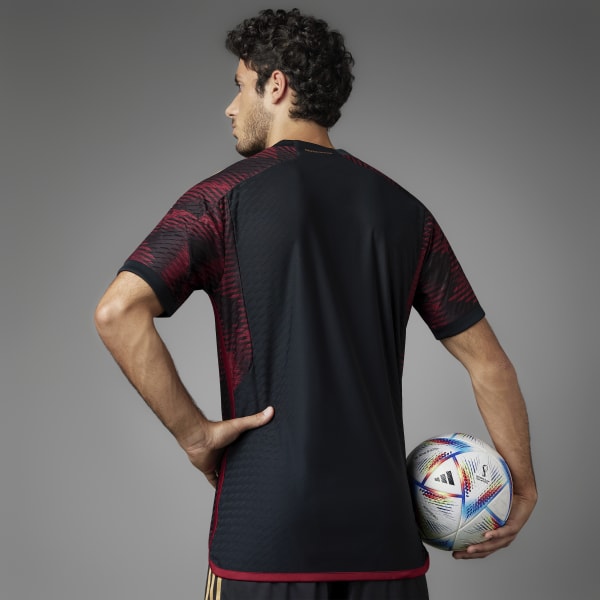 ウェア Adidas GERMANY 22 Away Authentic Black Germany_22_Away_Authentic_Jers