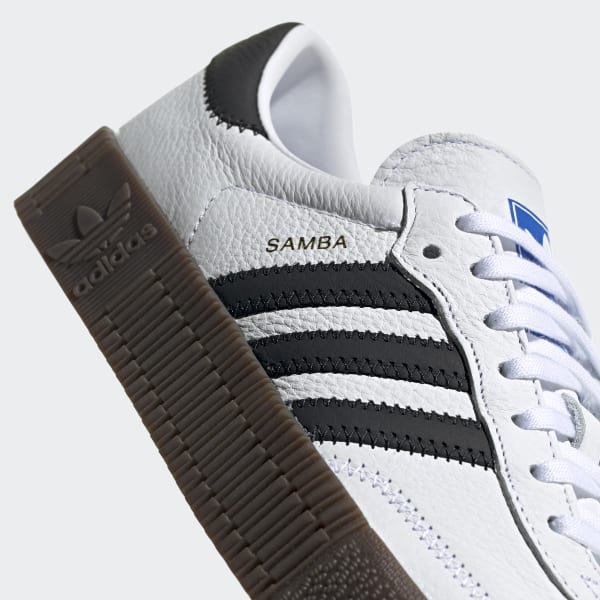 Caroline at tilbagetrække specifikation Hvide og sorte Sambarose sko til kvinder | adidas Danmark
