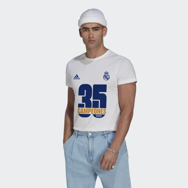 Wit Real Madrid 2022 Winner T-shirt FWD20