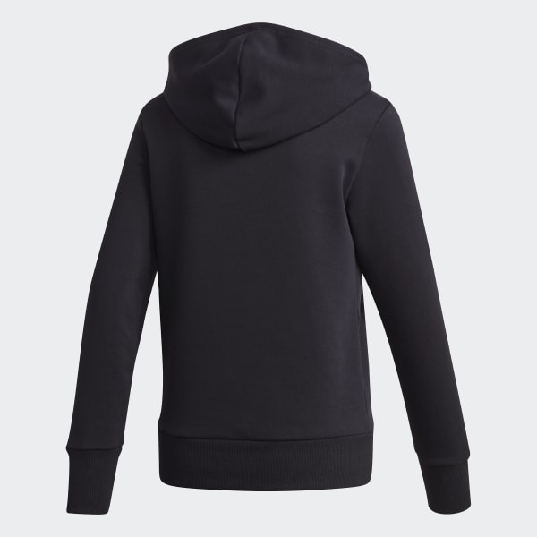Negro Polera con Capucha Badge of Sport Felpa