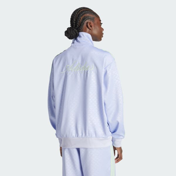 Violeta Chamarra Deportiva Fashion Monogram Firebird Satén