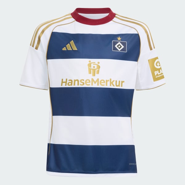 Blanc Maillot manches courtes Hambourg SV Enfants