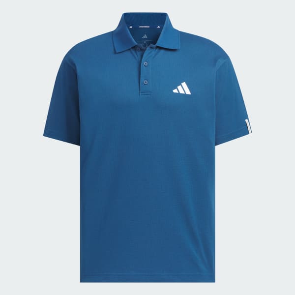 Biru Polo Shirt Lengan Pendek Essentials Plus Loose Fit Small Logo