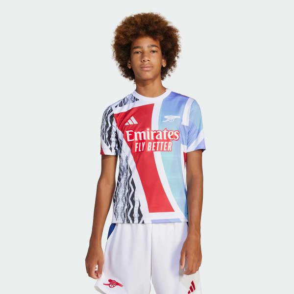 adidas Arsenal 24 25 Pre Match Jersey Kids Red Free Shipping with adiClub adidas Canada
