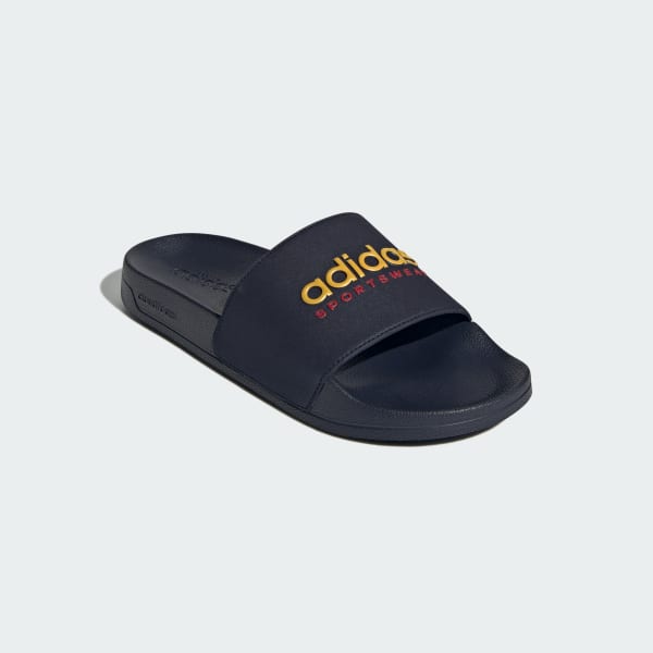 Blue Adilette Shower Slides