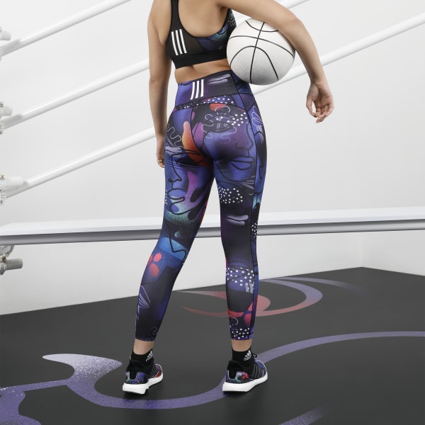 Multicolor Believe This Jem Training Tights 27283