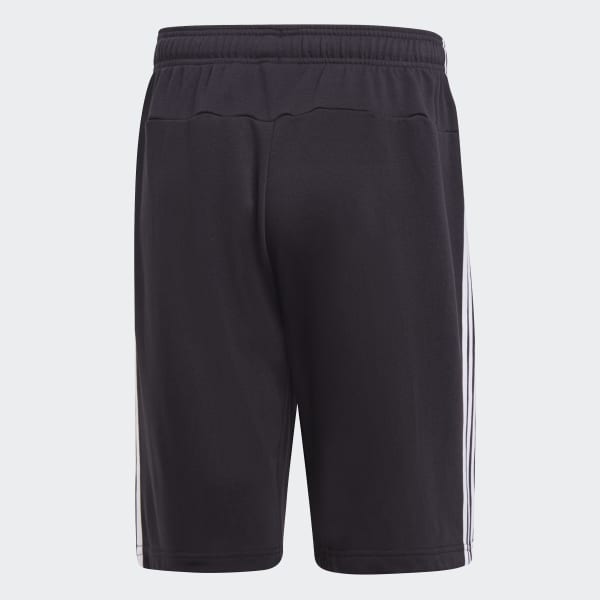 adidas Essentials 3 Stripes French Terry Shorts Black adidas