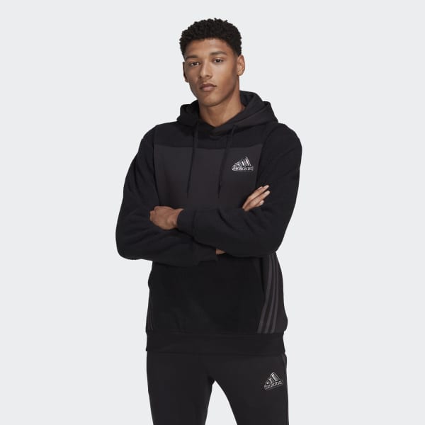 adidas Essentials Holiday Pack Hoodie - Black | Free Shipping with ...