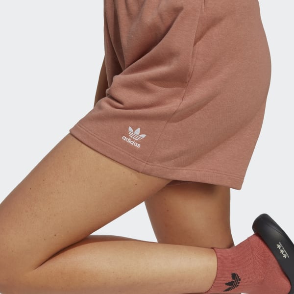 adidas Essentials+ Made with Hemp Shorts - Brown | Women's Lifestyle |  adidas US