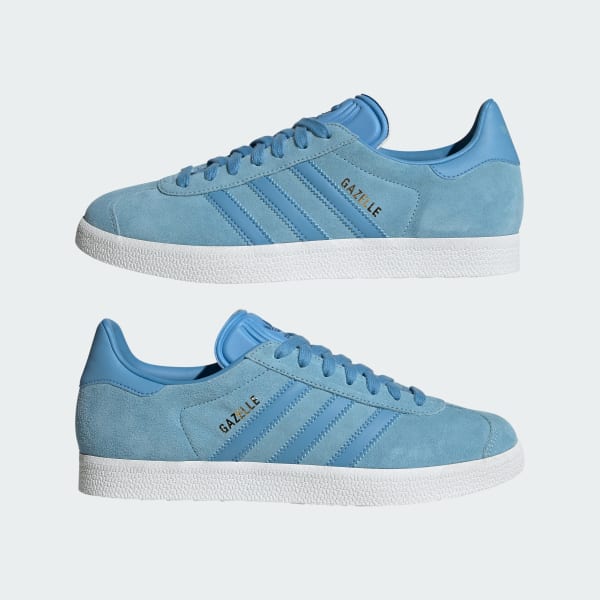 Adidas azules gamuza hotsell