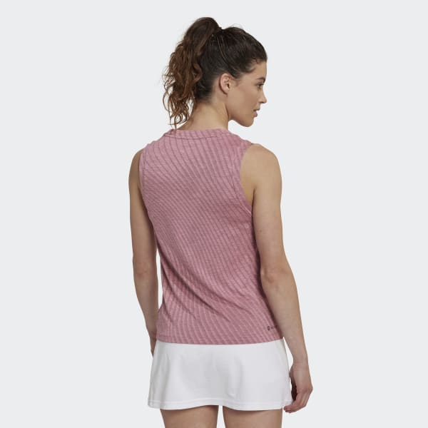 Rozowy Tennis Match Tank Top CO931
