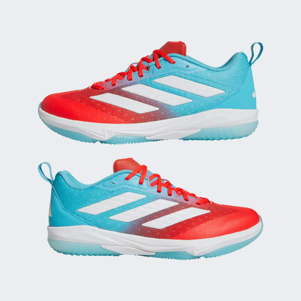 adidas Adizero Impact Candy baseball Turf Shoes - Blue