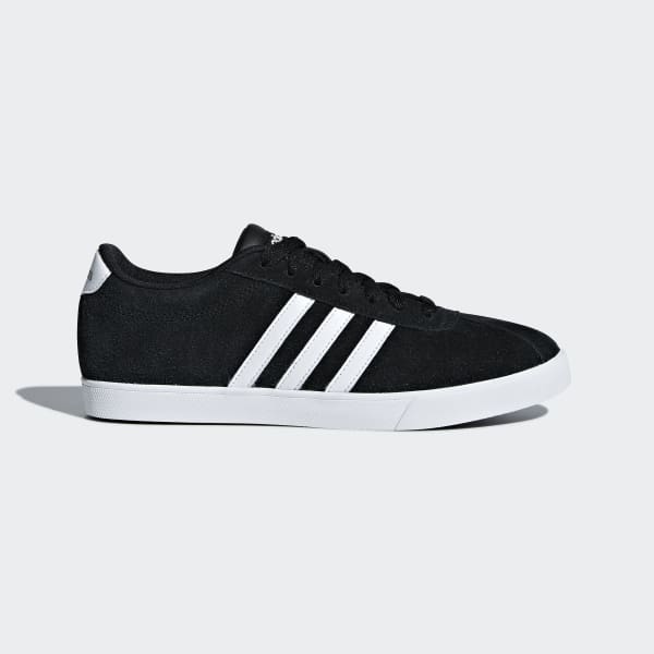 Zapatillas Courtset negras y blancas para mujer | adidas España