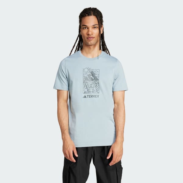 Gris T-shirt graphique Terrex