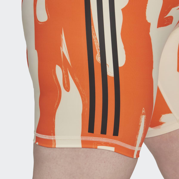 beige Thebe Magugu Biker Shorts (Plus Size) OO132