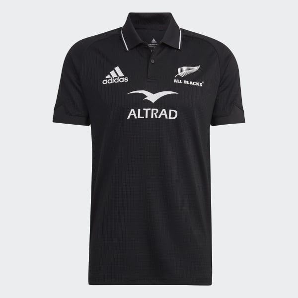 Svart All Blacks Rugby Home Polo Shirt