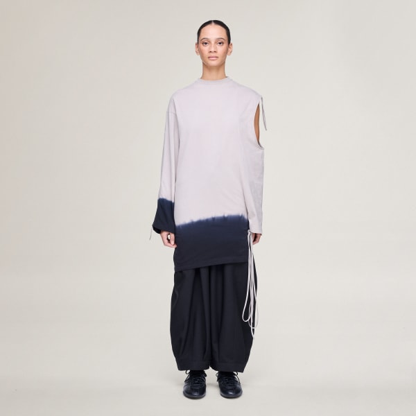ブラウン Y-3 DIP DYE CINCHED DRAPE TEE
