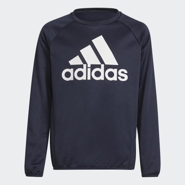 Blue adidas Designed To Move Big Logo Sweatshirt 29291