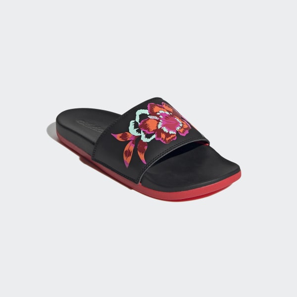 adidas Adilette Comfort Slides - Black | adidas Australia