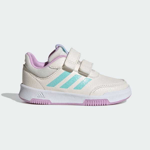 adidas Tensaur Hook and Loop Shoes - White | Free Delivery | adidas UK