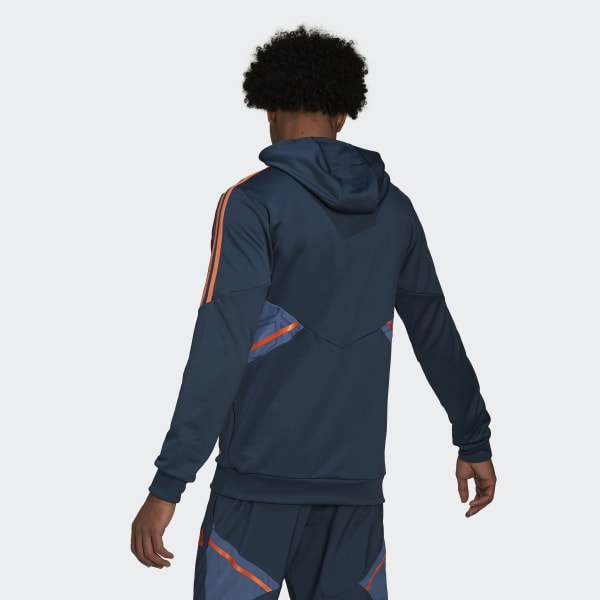 Azul Camisola com Capuz Condivo 22 do Manchester United P4799